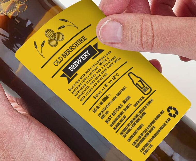 What must food labels include?