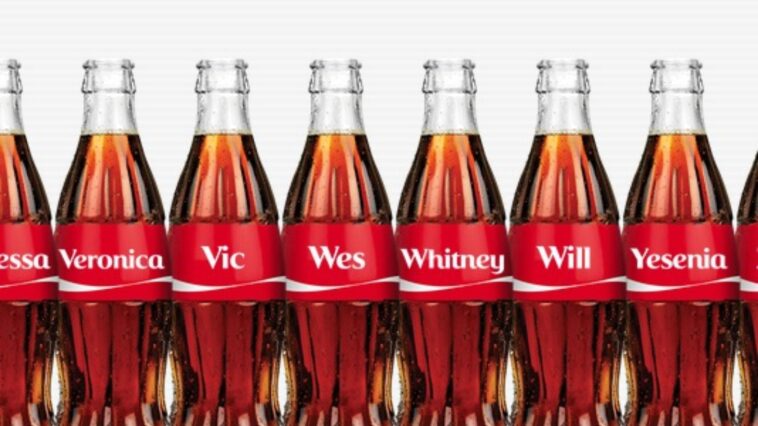 What names are on Share a Coke?