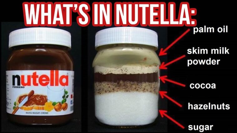 What percent of Nutella is palm oil?