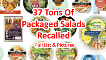What salads are recalled from Aldi?