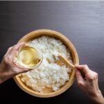 What sauce do hibachi chefs use on rice?