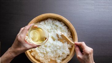 What sauce do hibachi chefs use on rice?