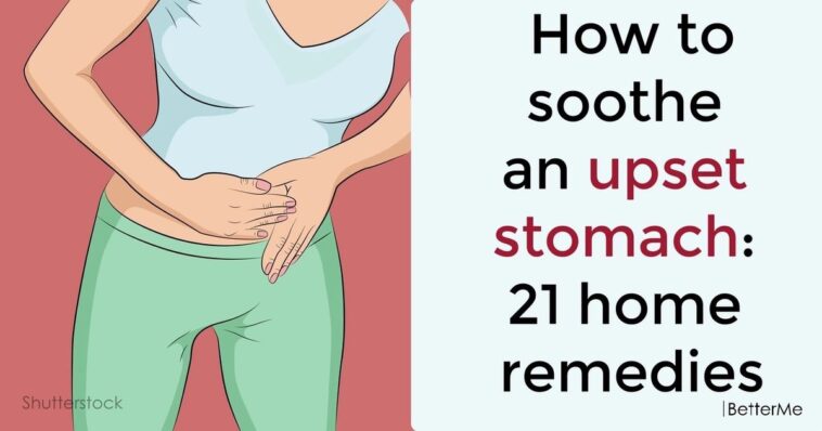 What settles an upset stomach quickly?