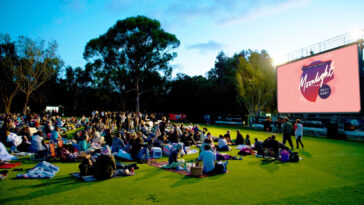 What should I sit at an outdoor cinema?