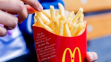What size cut are McDonald's fries?