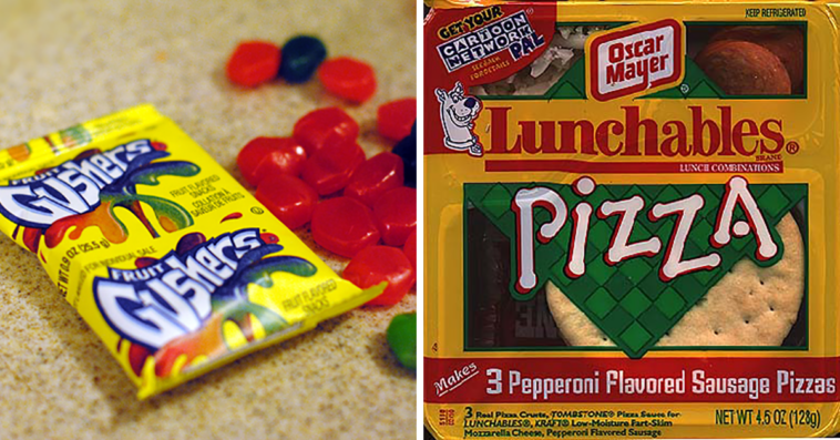 What snack foods were popular in the 80s?