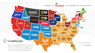 What state has most Chick Fil as?