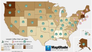 What state has the most Dunkin?