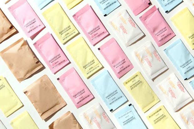 What sweetener is in Bubly?