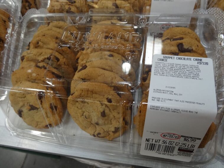 What temperature do you bake Costco cookies?