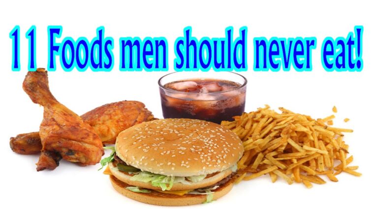 What three foods should you never eat?