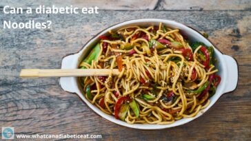 What type of noodles can diabetics eat?