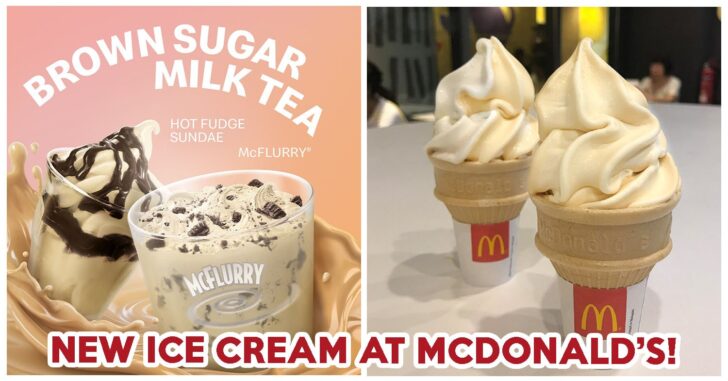 What unusual Flavour is this new McDonalds sundae?