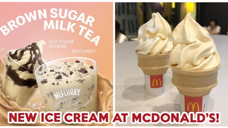 What unusual Flavour is this new McDonalds sundae?