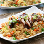 What veggies go with chicken and rice?