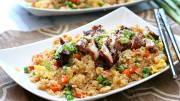 What veggies go with chicken and rice?