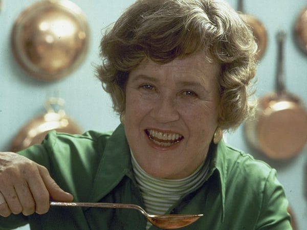 What was Julia Child's last meal before she died?