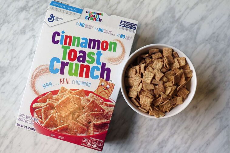 What was found in the Cinnamon Toast Crunch box?