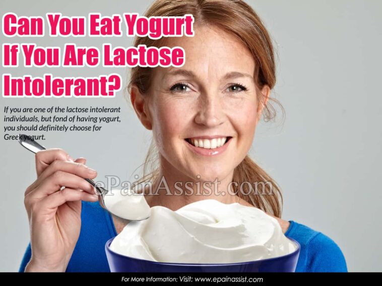 What yogurt can you eat if you are lactose intolerant?