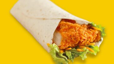 What's in a Wendy's chicken wrap?
