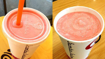 What's in a pink starburst Jamba Juice?