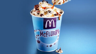 What's in the Mcdonalds caramel brownie McFlurry?