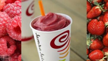 What's in the razzmatazz Jamba Juice?