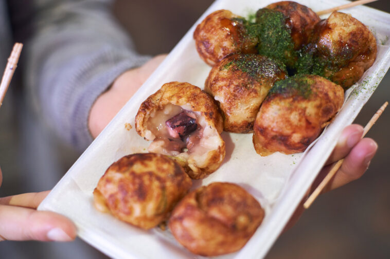 What's inside a takoyaki?