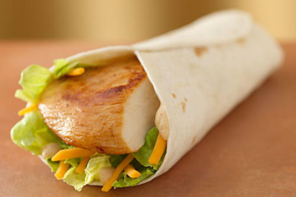 What S On Wendy S Grilled Chicken Wrap