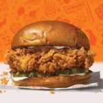 What's on a Popeyes spicy chicken sandwich?