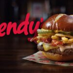 What's on a Wendy's pretzel Bacon pub cheeseburger?