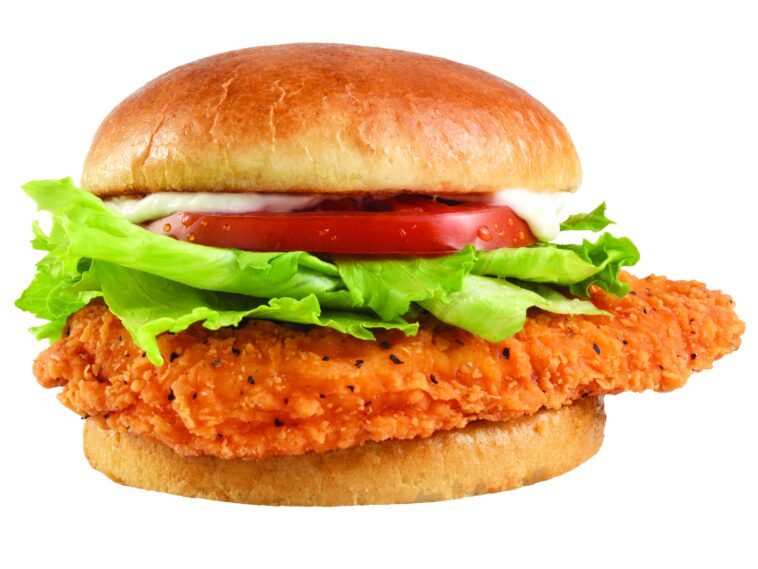 What's on a Wendy's spicy chicken sandwich?