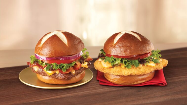 What's on the new Wendy's pretzel burger?