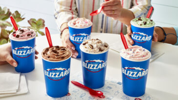 What's the healthiest Blizzard at DQ?