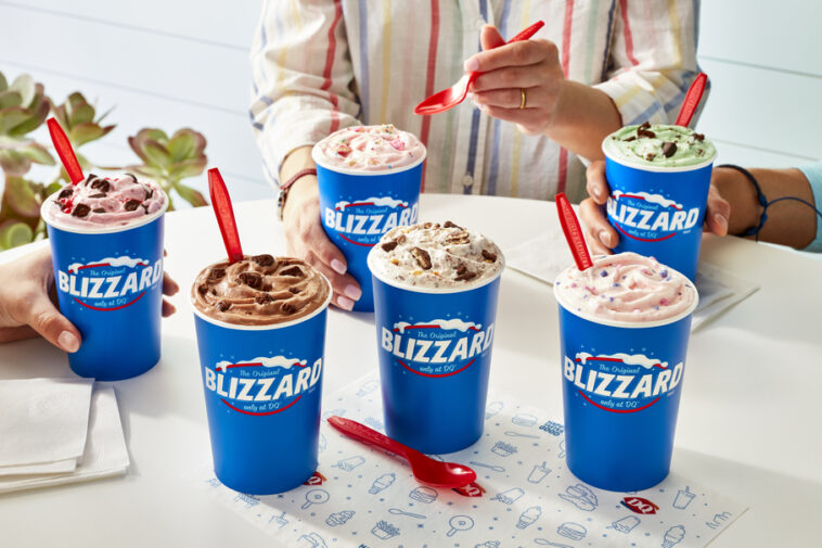 What's the healthiest Blizzard at DQ?