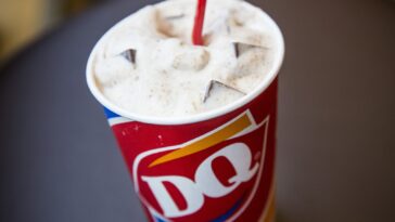 What's the lowest calorie Blizzard at Dairy Queen?