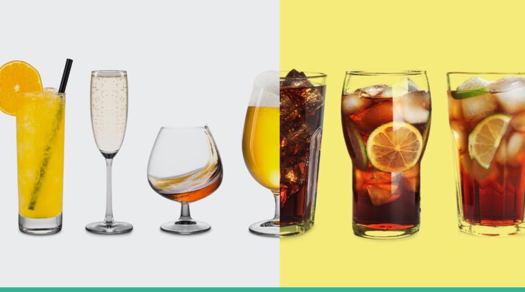 What's worse soda or alcohol?