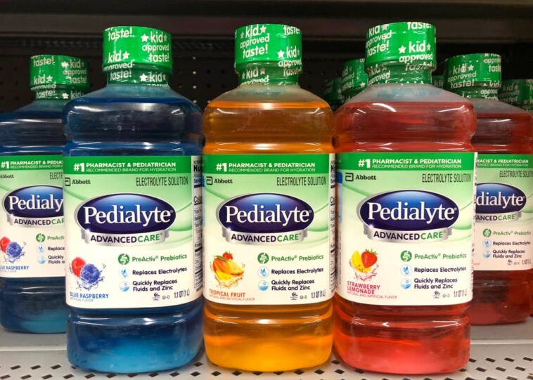 When can I drink Pedialyte before drinking?