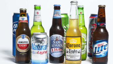 When did light beer become popular?