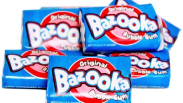 When was Bazooka gum discontinued?