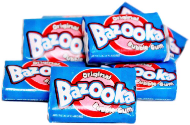 When was Bazooka gum discontinued?