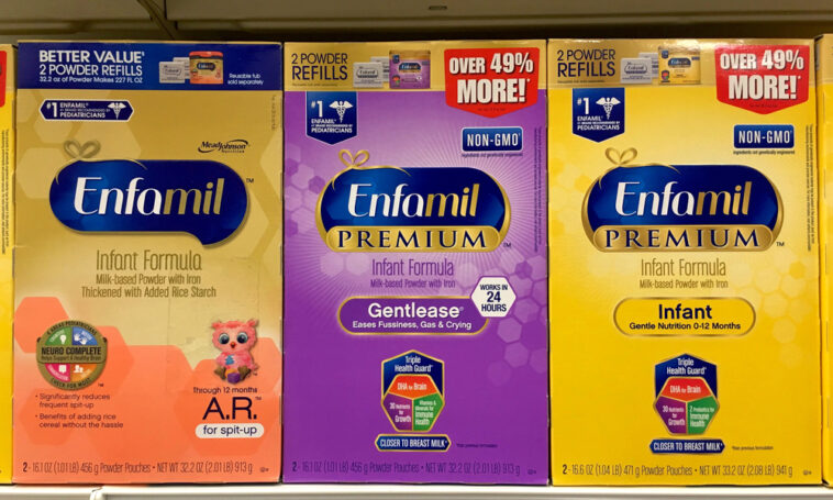 When was Enfamil last recalled?