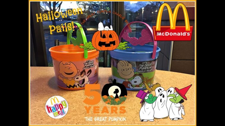 When was the Halloween pumpkin Happy Meal?