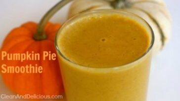 Where does the pumpkin flavor come from in Smoothie King Pumpkin Smoothies?