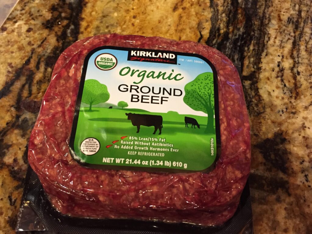 Where is Costco ground beef from?