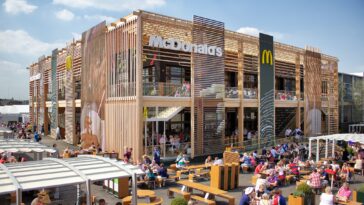 Where is the 2nd largest mcdonalds?