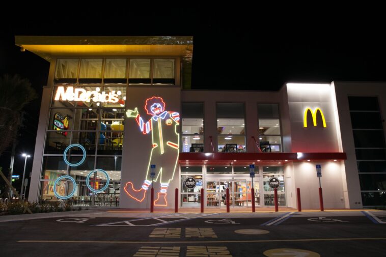 Where is the largest McDonald's in the world menu?