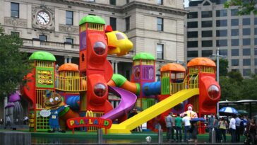 Where was the first McDonald's Playland?