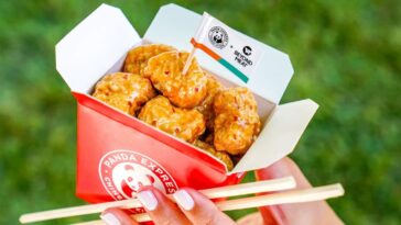 Which Panda Express has a plant based orange chicken?