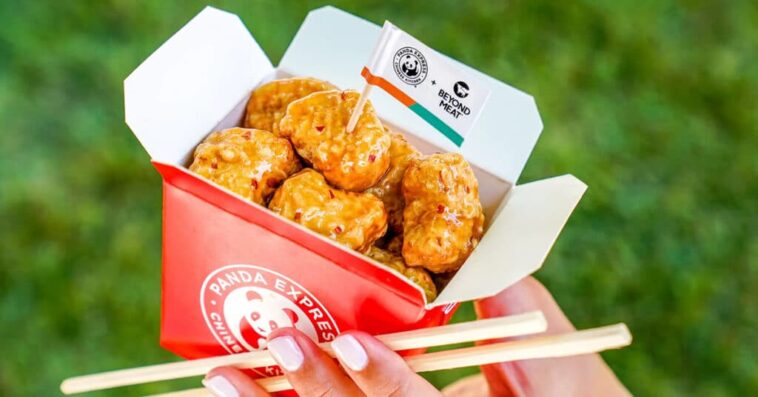 Which Panda Express has a plant based orange chicken?
